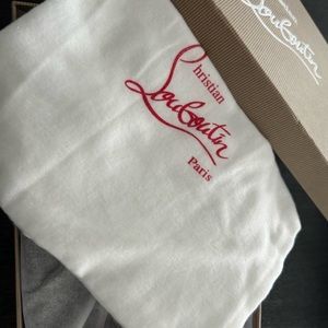 Christian Louboutin Men’s Slip-On Velvet Shoe